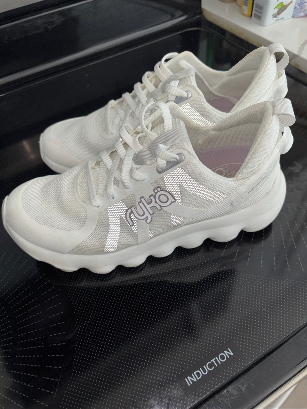 Ryka White Women's Lightweight Mesh Sneakers